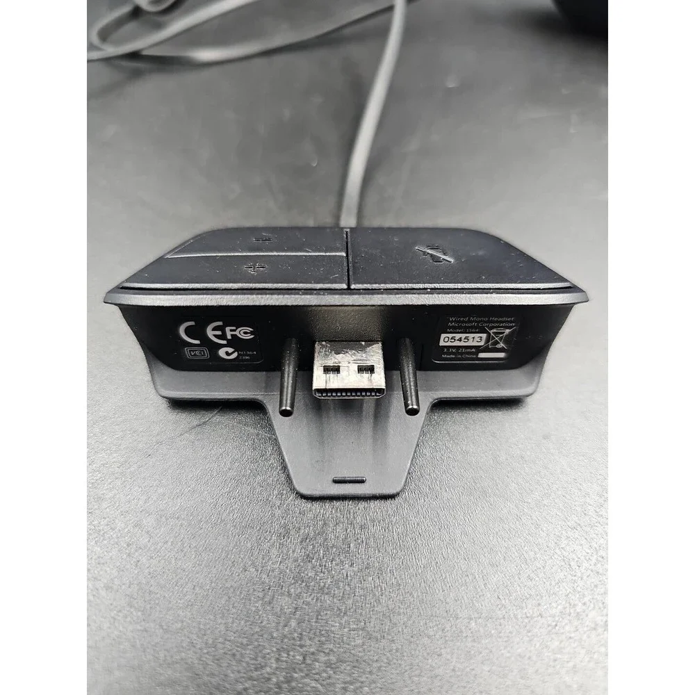 Official Microsoft OEM Xbox One Headset Microphone Chat w/ Adapter Model 1564